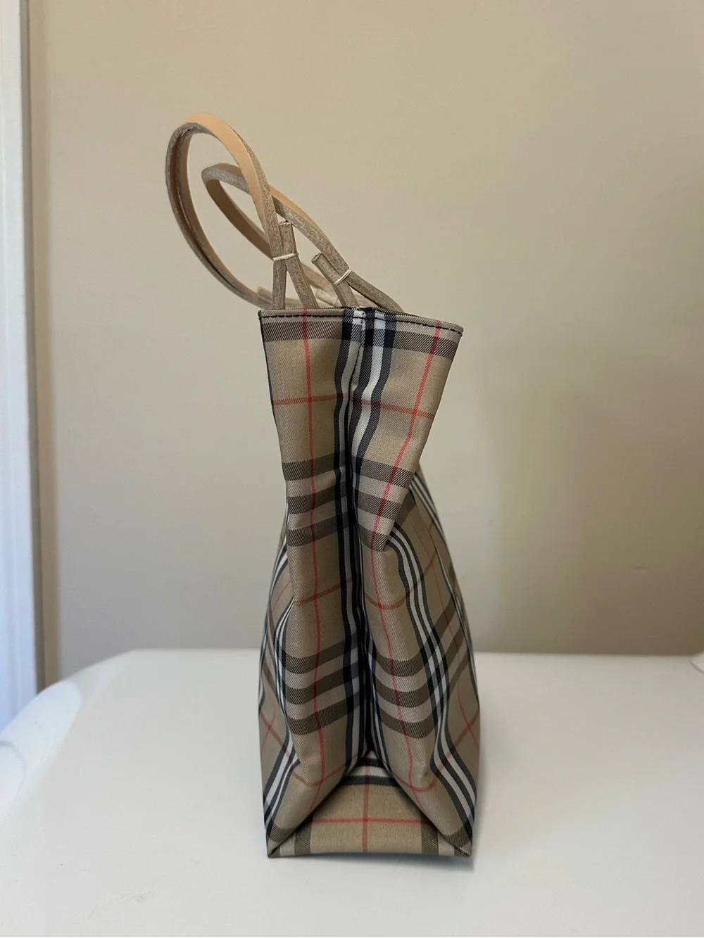 Burberry Nova Check Mini Tote Bag - Picture 4 of 8